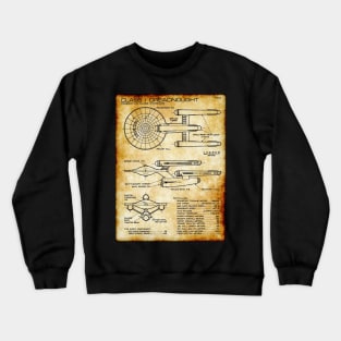 Parchment Showing Original Series Dreadnought Crewneck Sweatshirt